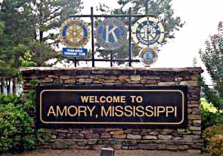 Welcome to Amory, Mississippi